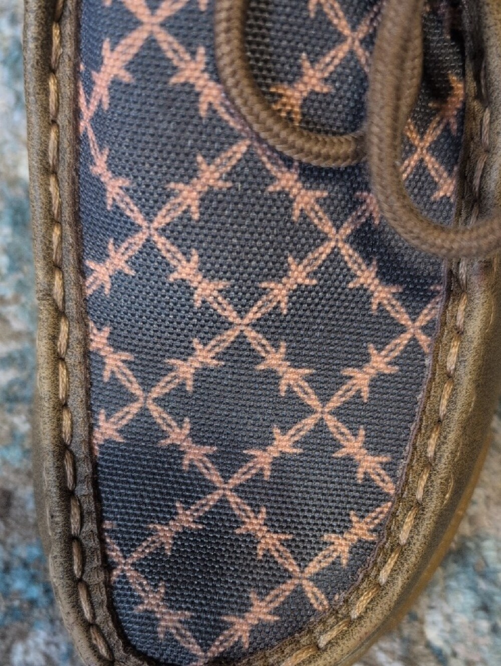 Twisted X Driving Moc Loafers Kids Size 3M Barbed Wire Brown YDM0051
- Picture 8 of 11